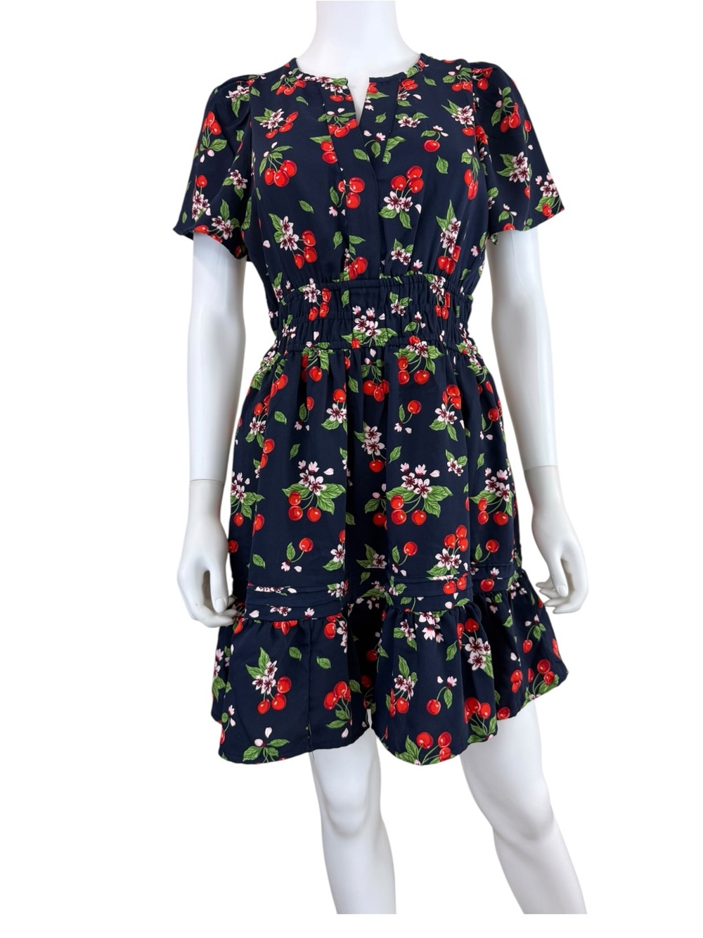Draper James NWT Wilson Cherry Blossom Mini Dress Size XS B0849